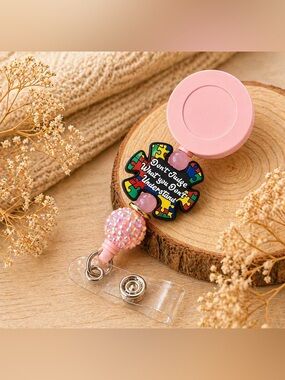 Autism Awareness Badge Reel